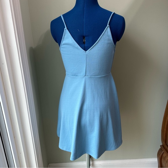 Silence + Noise Button-Down Surplice Mini Dress - Picture 5 of 5